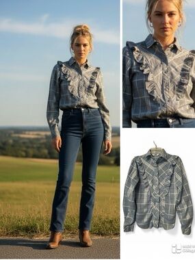 Miss Rodeo America 70’s vintage button up